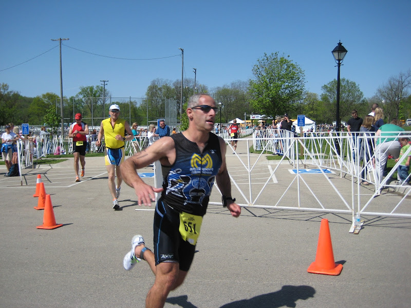 Dr. Ginsberg competing in a running race